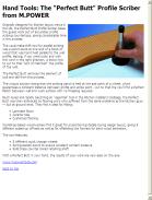 The "Perfect Butt" Profile Scriber from M.POWER
