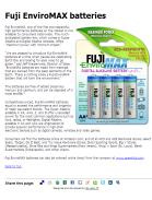 Fuji EnviroMAX batteries
