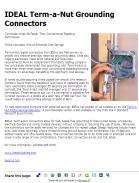 IDEAL Term-a-Nut Grounding Connectors