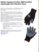 Ergodyne ProFlex 9000 Certified Lightweight Anti-Vibration Glove
