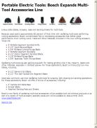 Bosch Expands Multi-Tool Accessories Line