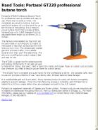 Portasol GT220 professional butane torch