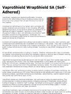 VaproShield WrapShield SA (Self-Adhered)