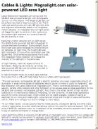 Magnalight.com solar-powered LED area light
