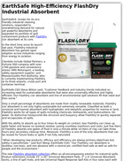 News - 2023.08.09 EarthSafe High-Efficiency FlashDry Industrial Absorbent