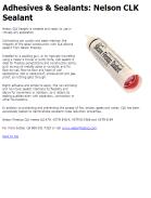 Nelson CLK Sealant