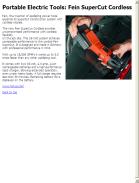 Fein introduces SuperCut Cordless