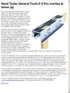 General Tools E-Z Pro mortise & tenon jig