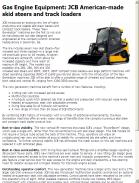 JCB launches first American-made skid steers and track loaders