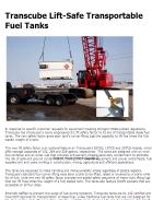 Transcube Lift-Safe Transportable Fuel Tanks