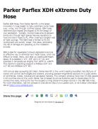 Parker Parflex XDH eXtreme Duty Hose