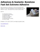 Bonstone Fast Set Extreme Adhesive