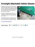 Foresight Attachable Safety Glasses
