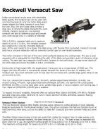 Rockwell Versacut Saw