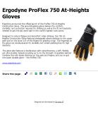 Ergodyne ProFlex 750 At-Heights Gloves