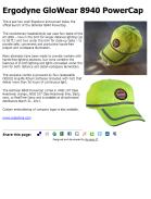 Ergodyne GloWear 8940 PowerCap