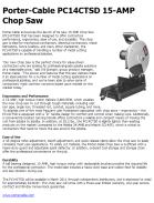Porter-Cable PC14CTSD 15-AMP Chop Saw