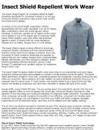 Insect Shield Repellent Work Wear