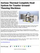 Serious Thermal Complete Heat System for Toaster Ground-Thawing Machines