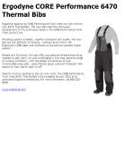 Ergodyne CORE Performance 6470 Thermal Bibs