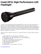 Coast HP21 High Performance LED Flashlight