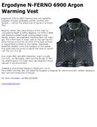 Ergodyne N-FERNO 6900 Argon Warming Vest