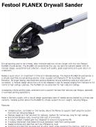 Festool PLANEX Drywall Sander