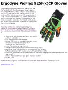 Ergodyne ProFlex 925F(x)CP Gloves