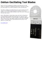 Oshlun Oscillating Tool Blades