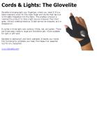 Cords & Lights: The Glovelite