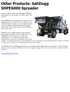 Other Products: SaltDogg SHPE6000 Spreader