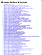Adhesives & Sealants