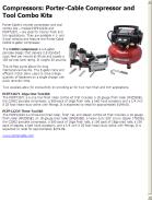 Porter-Cable Compressor and Tool Combo Kits