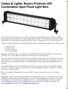 Buyers Products LED Combination Spot-Flood Light Bars