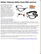 Gateway Safety Swap MAG eyewear