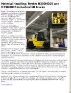 Hyster H300HD2S and H330HD2S industrial lift trucks