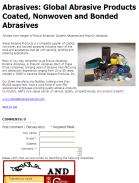 Global Abrasive Products (GAP) offers a complete line of coated, nonwoven and bonded abrasives