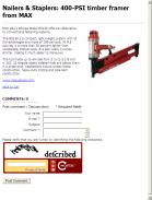 400-PSI timber framer from MAX
