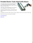 Kett Profile Shears