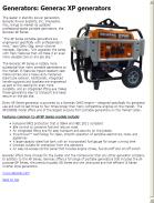Generac XP generators