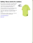 Revco shirts for welders