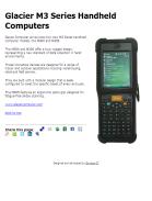 Glacier M3 Series Handheld Computers
