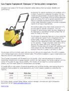 Dynapac LF Series plate compactors