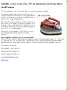 Flex 1703 VR Planetary Gear Driven Three-Head Polisher