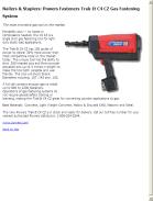 Powers Fasteners Trak-It C4 CZ Gas Fastening System