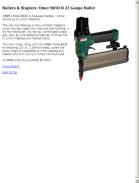Omer B650 N 23 Gauge Nailer
