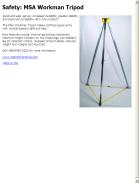 MSA Workman Tripod