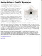 Gateway PeakFit Respirators Fit Comfortably and Allow Workers To Breathe Easier