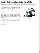 Half-Mask Respirator from MSA