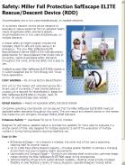 Miller Fall Protection SafEscape ELITE Rescue/Descent Device (RDD)